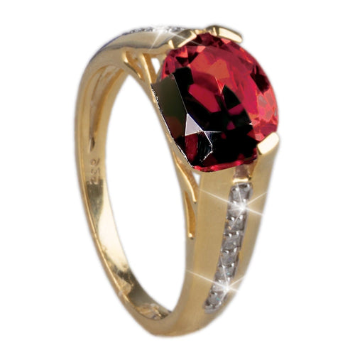 Daniel Steiger Cherished 10K Gold Garnet Ring