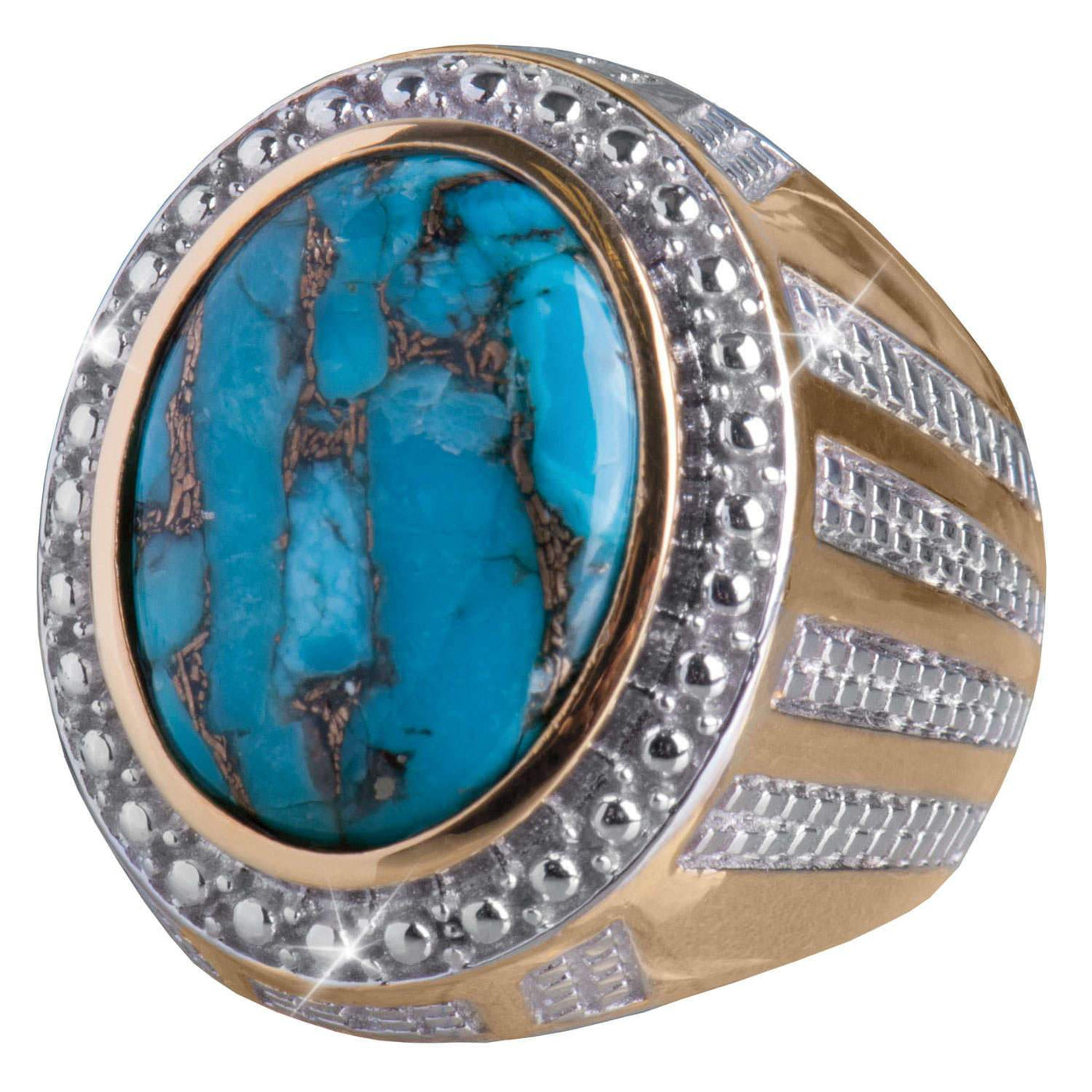 Daniel Steiger Falcon Turquoise Ring