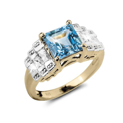 Daniel Steiger Oceana Blue Topaz Ring