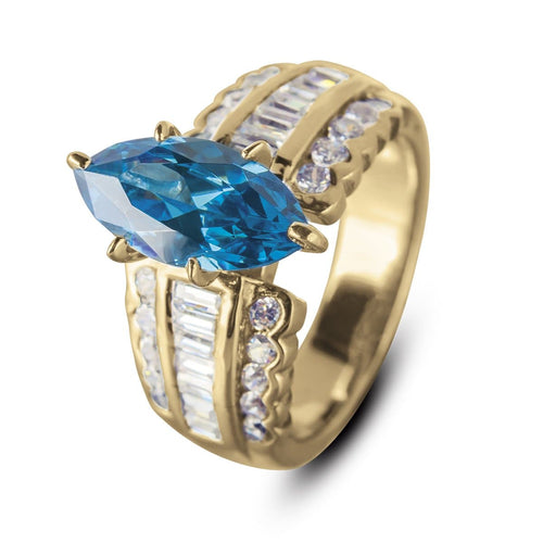 Daniel Steiger Carman Marquise Ring