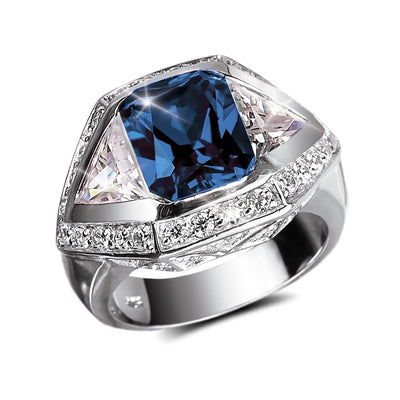 Daniel Steiger Baron Blue Men's Ring