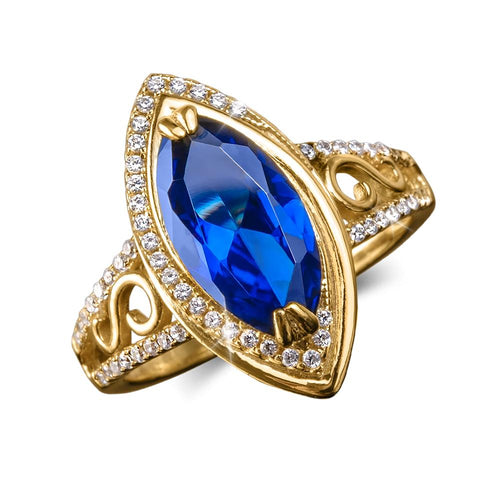 Daniel Steiger Ceylon Marquise Ring