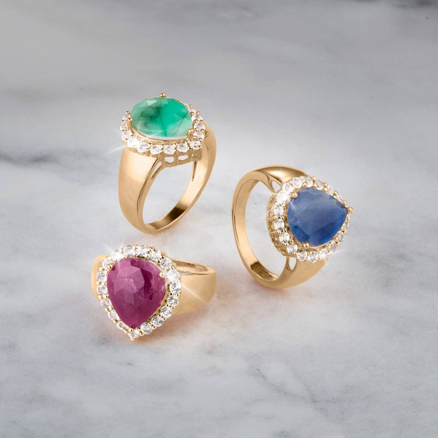 Daniel Steiger Precious Gems Pera Sapphire Ring