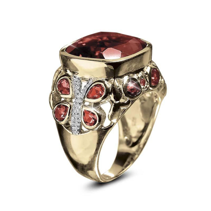 Daniel Steiger Springtime Garnet Ring