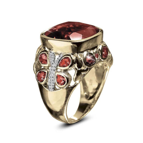 Daniel Steiger Springtime Garnet Ring