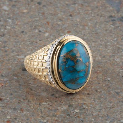 Daniel Steiger Turquoise Delight Men's Ring