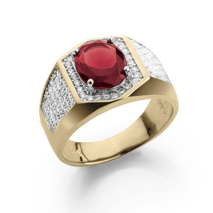 Red Ring Man Rialto Red Men's Ring | Timepieces International