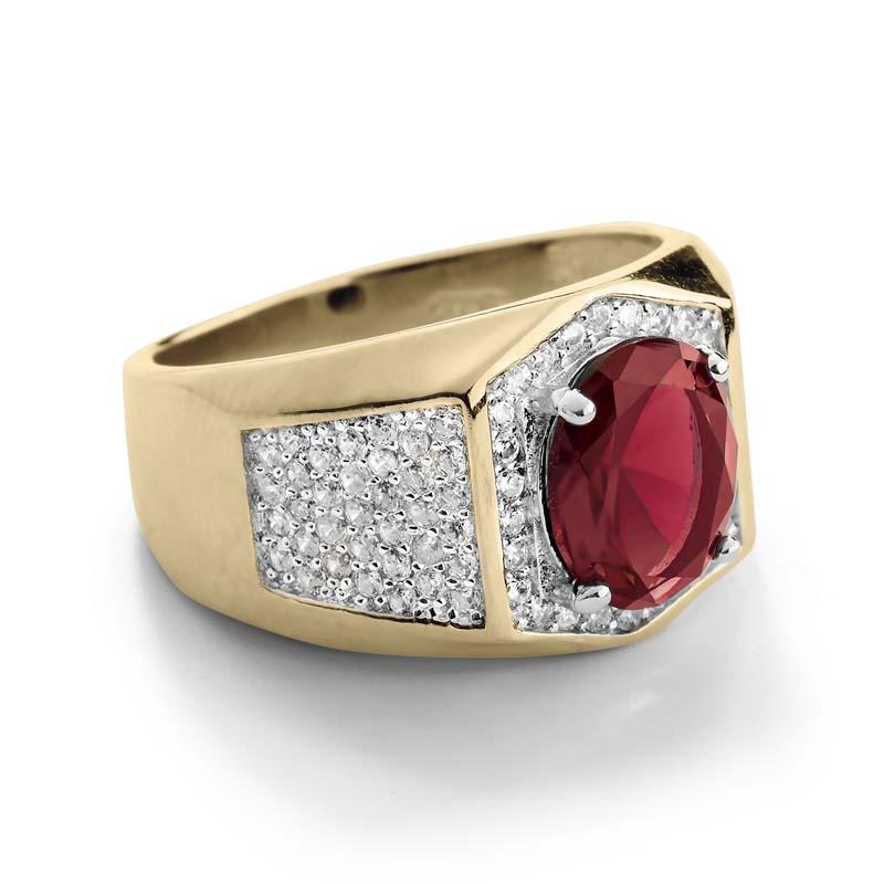 Red Ring Man Rialto Red Men's Ring | Timepieces International