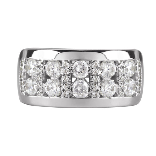 Daniel Steiger Promise Eternity Rhodium Ring