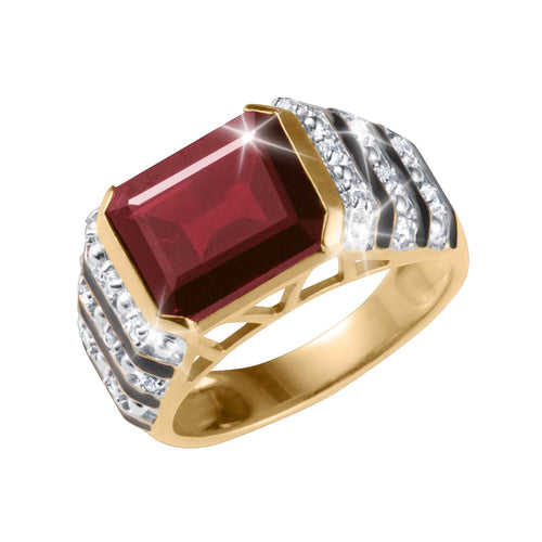 Daniel Steiger Firestorm Garnet Ring