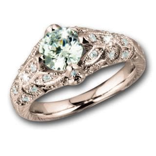 Daniel Steiger Floral Vine Rose Gold Ring