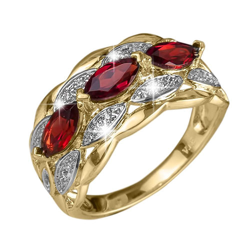 Daniel Steiger Garbo Garnet Ring