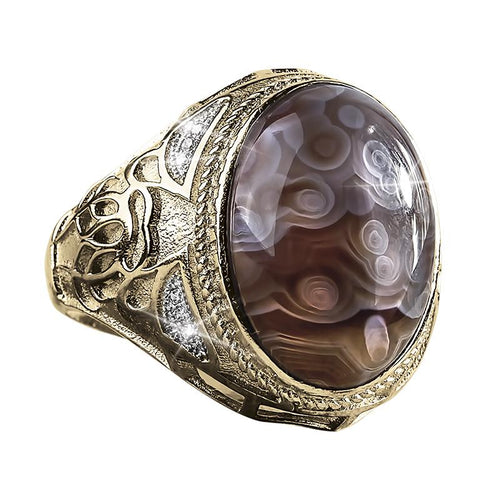 Daniel Steiger Crazy Lace Agate Ring