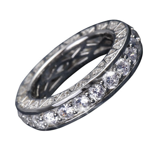 Daniel Steiger Portofino Rhodium Ring