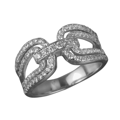 Daniel Steiger Gancini Rhodium Ring