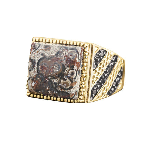 Daniel Steiger Leopardskin Jasper Ring