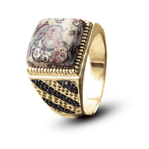 Daniel Steiger Leopardskin Jasper Ring