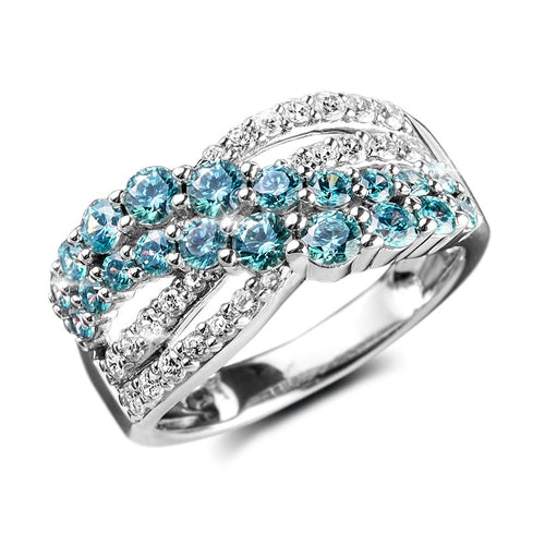 Daniel Steiger Aqua Cascade Ring