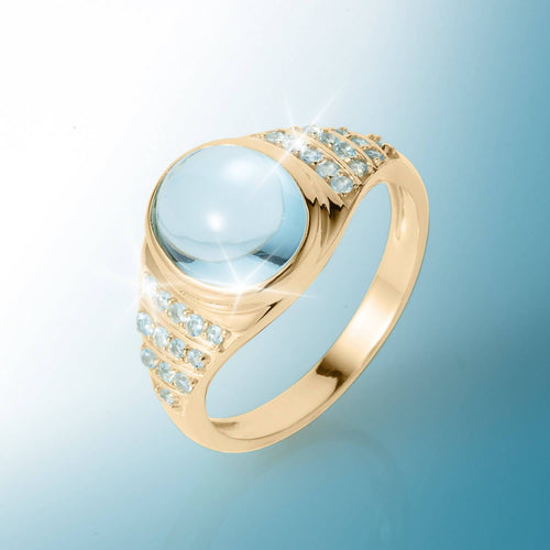 Daniel Steiger Amalfi Blue Topaz Ring