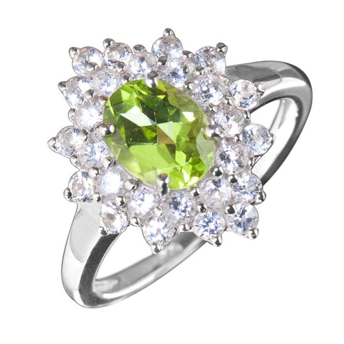 Daniel Steiger Peridot Cluster Ring