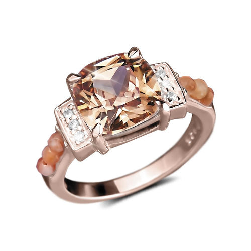 Daniel Steiger Peach Rose Ring