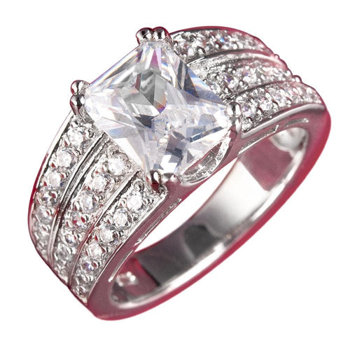 Daniel Steiger Princess Ring Rhodium