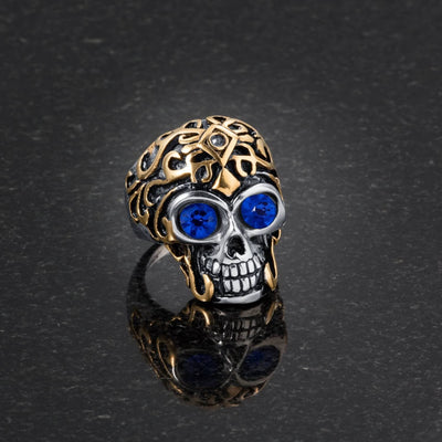 Daniel Steiger Gothic Midnight Skull Ring