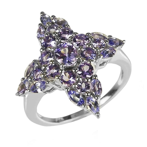 Daniel Steiger Tanzanite Cross Ring