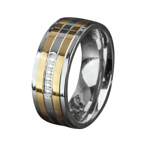 Daniel Steiger Mitre Two-Tone Ring