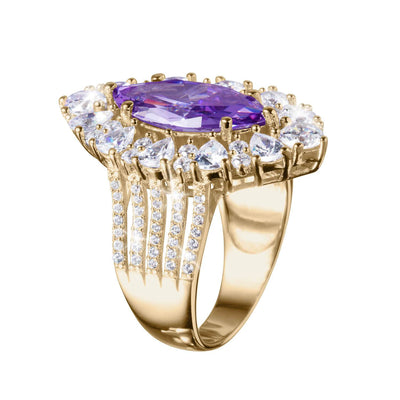 Daniel Steiger Lavender Bloom Ladies Ring