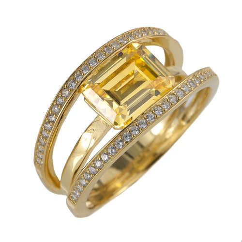 Daniel Steiger Canary Strata Ring