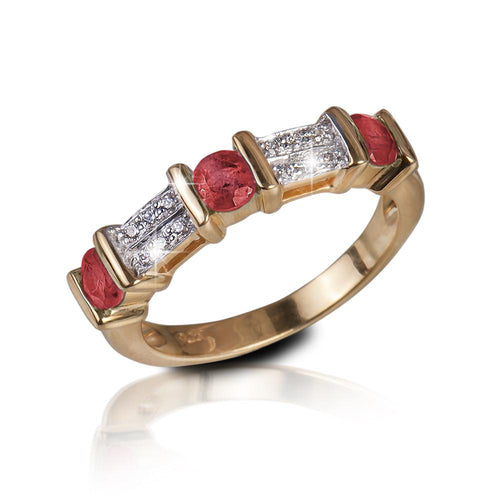 Daniel Steiger Trieste Ruby Gem Ring