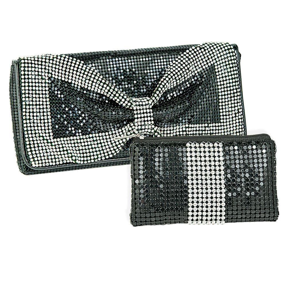 Daniel Steiger Crystal Bow Wallet & Bag Set