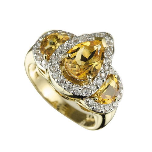 Daniel Steiger Golden Citrine Ring